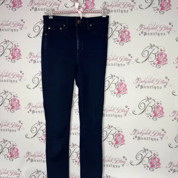 Paradise mine high rise jegging soft Women's Dark Blue Jeans tight aritzia - Picture 9 of 9